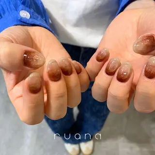 ネイル ニュアンスネイル🧡 rionaのネイルデザイン