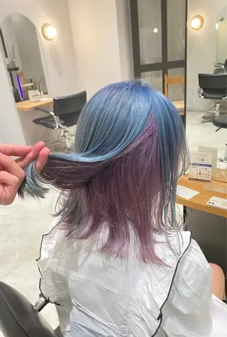 ミディアム カラー ヘアアレンジ SHIAN 立川 🍑すずかのヘアスタイル