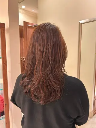 セミロング BEAUTRIUM265所属・【ストレート】 平野枝莉のヘアスタイル