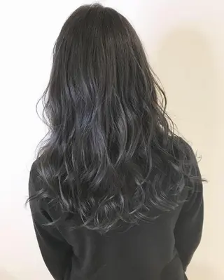 セミロング カット講師 久保匠のヘアスタイル