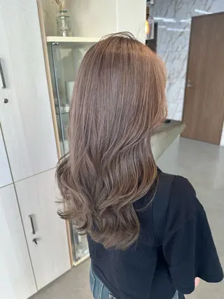 ロング カラー ハイトーン×似合わせ 🌱中川慎之介のヘアスタイル