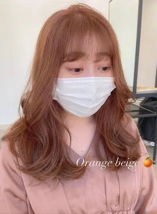 セミロング カラー ヘアアレンジ 天神レイヤーカット No.1💖マユカのヘアスタイル