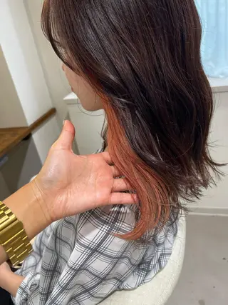 セミロング ココルアナ 豊中美容室のヘアスタイル