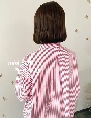 ショート カラー 市川 千夏のヘアスタイル