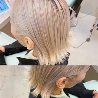 ショート カラー 艶髪と透明感を ‼️/若林のヘアスタイル