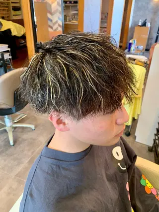 パーマ メンズ stylist 静音「LEON」のヘアスタイル