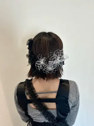 ヘアアレンジ 🩷愛咲🩷レイヤー /透明感カラーのヘアスタイル