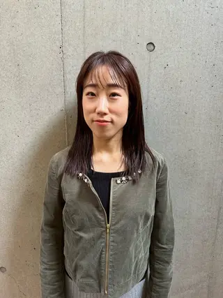 セミロング カラー 似合わせカット /パーマ岡本淳平のヘアスタイル