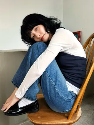 ミディアム パーマ パーマ/パーマ落とし 【Kouta】のヘアスタイル