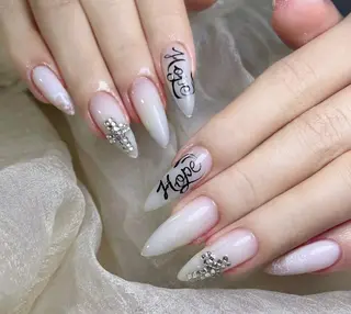 ネイル By moonネイル 🌷ワンホン/韓国風のネイルデザイン
