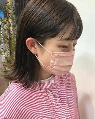 ミディアム カラー ヘアアレンジ ❣️倉敷❣️美髪 カラー能登一成のヘアスタイル