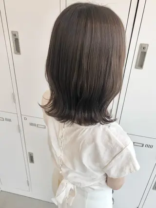 ミディアム カラー Saori / さおりのヘアスタイル