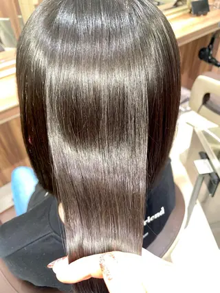 セミロング 清瀬駅/痛ませない 縮毛矯正/山崎のヘアスタイル