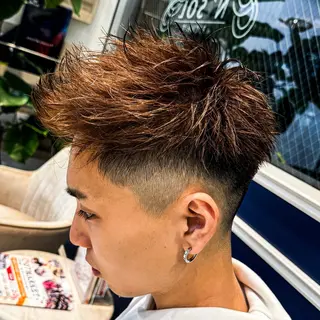 ショート カラー メンズ 吉田 新平のヘアスタイル