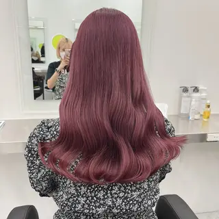 ロング カラー ヘアアレンジ 🫧🎀うる艶暖色 🏹Nanako🎀のヘアスタイル