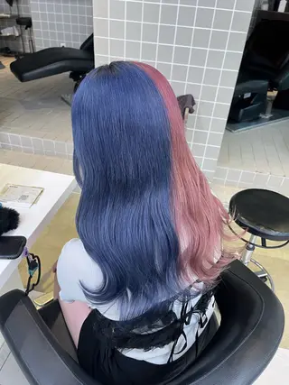 ロング 寒色＆ブリーチ特化 寒色MiOのヘアスタイル