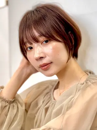 ショート カラー 表参道【髪質改善】 宮嶋勇太のヘアスタイル