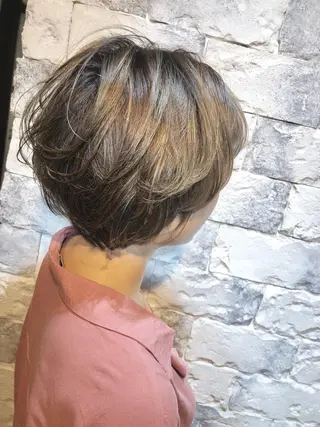 ショート カラー 綺麗な髪質にしたい方 限定🌈清水 祥のヘアスタイル