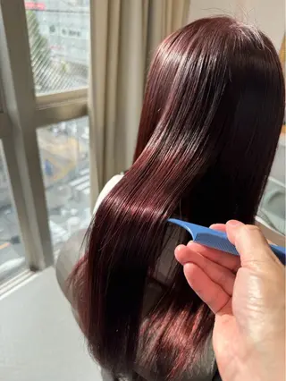 ロング カラー 🪸KARERA新松 戸田中萌恵子🪸のヘアスタイル