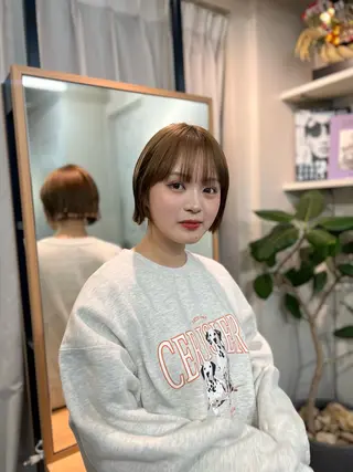 ミディアム カラー 山中 欧輔のヘアスタイル
