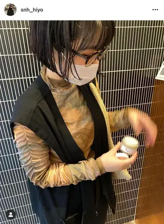 ミディアム 砂原 ひよりのヘアスタイル