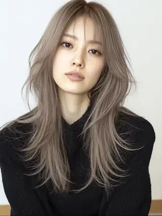 ロング ❄️透明感カラー❄️ メンズ✂️TOWAのヘアスタイル