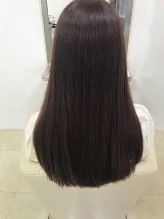 ロング パーマ 浅岡 のどかのヘアスタイル