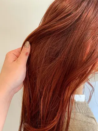 ロング カラー MARU パーマ/レイヤーのヘアスタイル