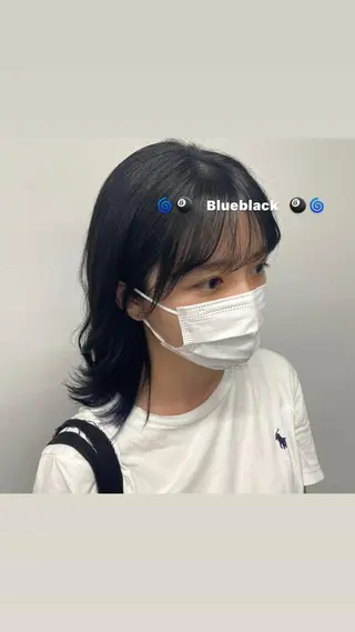 ミディアム カラー パーマ ヘアアレンジ メンズ キッズ ネイル マツエク・マツパ 透明感カラー・レイヤ ー🎀amika🎀のヘアスタイル