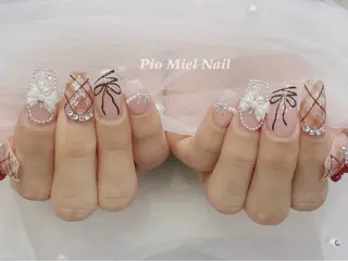 ネイル HANA 長さだしのネイルデザイン