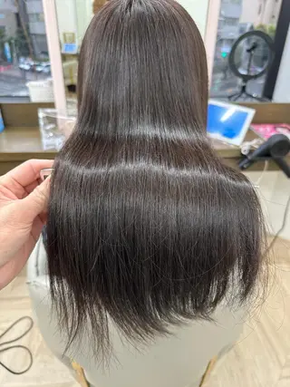 ロング カラー ✨️美髪矯正×似合わ せ艶カラー✨藤田透のヘアスタイル