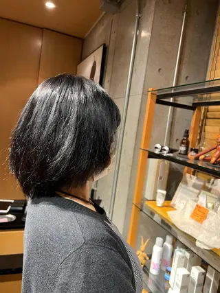 ミディアム カラー ヘアアレンジ 渡部 彩花のヘアスタイル