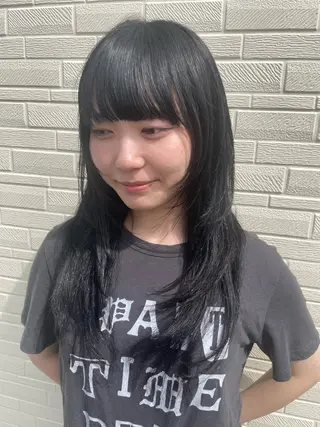 ロング カラー 梨子🐣艶カラー🌈 ダメージレス💖のヘアスタイル