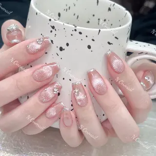 ネイル 長いだし/スカルプ/ パラシェルN.oneのネイルデザイン