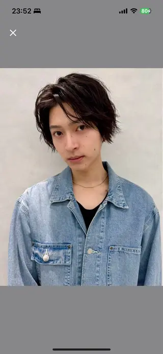 カラー メンズ リノ🖤艶髪 カラー🖤🇰🇷のヘアスタイル