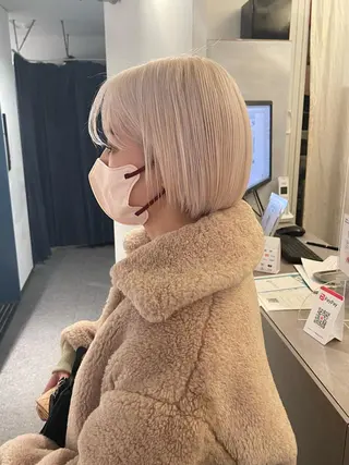 ショート メンズケアブリーチ 特化🔥村田のヘアスタイル