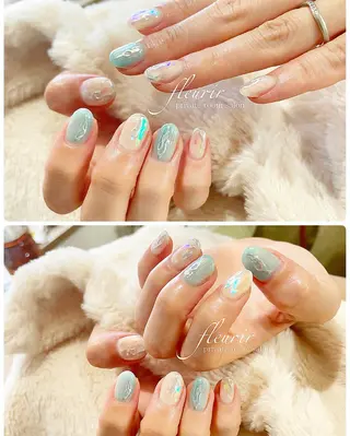 ネイル フルリール 【プライベートサロンのネイルデザイン