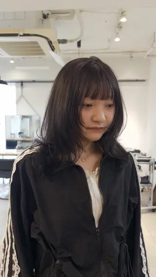 ミディアム カラー じゅわっと暖色カラー 🍊Moemiのヘアスタイル
