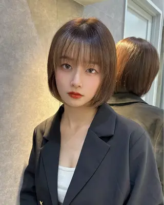 ショート 韓国ヘア/美髪矯正/ Haruna🦋のヘアスタイル