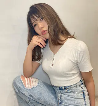 セミロング 若宮 宣弘のヘアスタイル