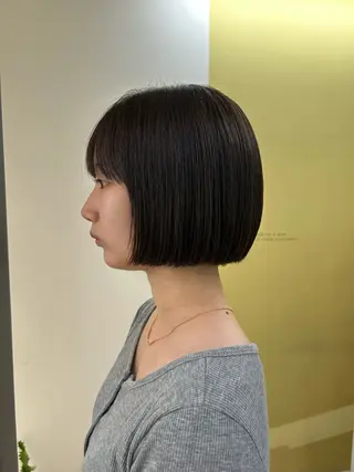 ショート hub hair レイヤー/透明感のヘアスタイル