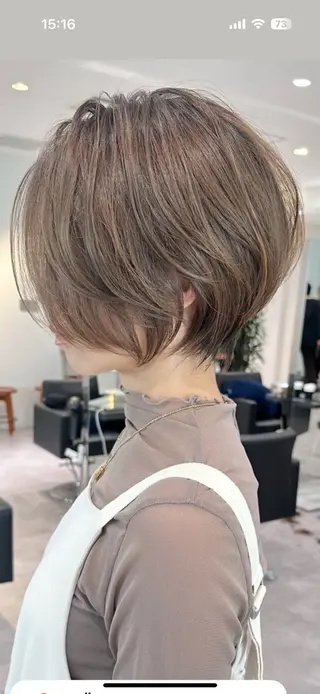 ショート 大人ショート特化/ カットモデル/表参道のヘアスタイル