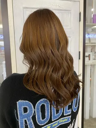 ロング カラー 前橋 姫奈のヘアスタイル