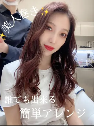 ロング 🌿レイヤー/ブリー チ/🌿‬JINのヘアスタイル