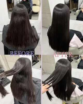 ロング 🫧透明感カラー/ 縮毛矯正☁️Hiroのヘアスタイル