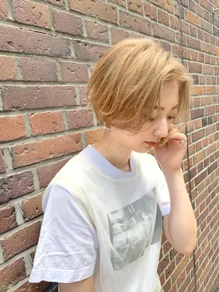 ショート 坪井 彰吾のヘアスタイル