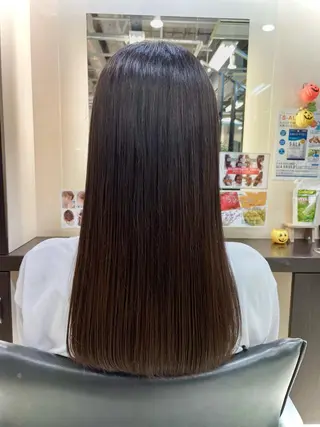 ロング 吉田 未来のヘアスタイル