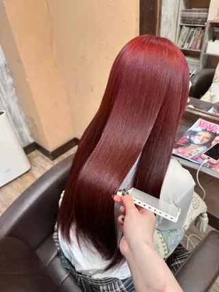 ロング カラー ブリーチ🩵レイヤー Maho🐻‍❄️のヘアスタイル