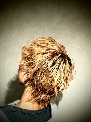 ミディアム カラー ヘアアレンジ メンズ メンズヘア静岡 ✂︎Ryuheiのヘアスタイル
