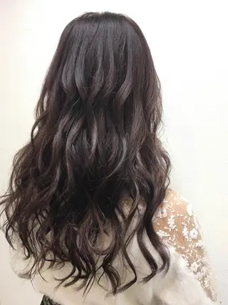 ロング カラー SHIORI💜口コ ミNo.1艶カラーのヘアスタイル